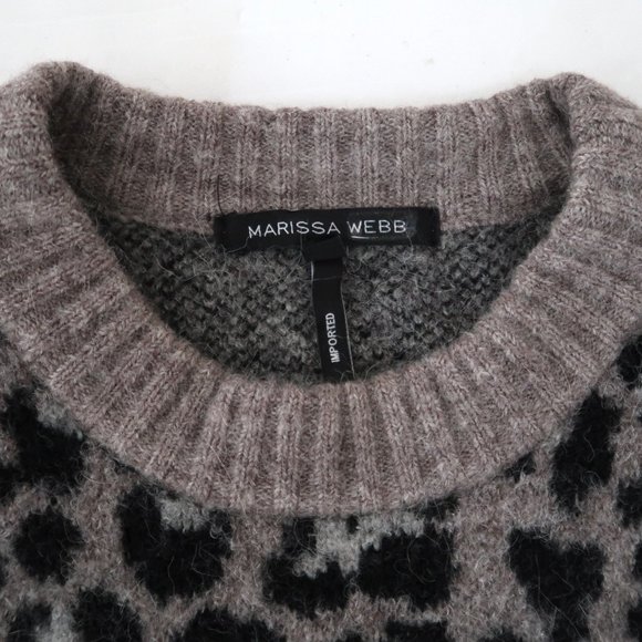 MARISSA WEBB Leopard jacquard Nelli sweater - Picture 5 of 6